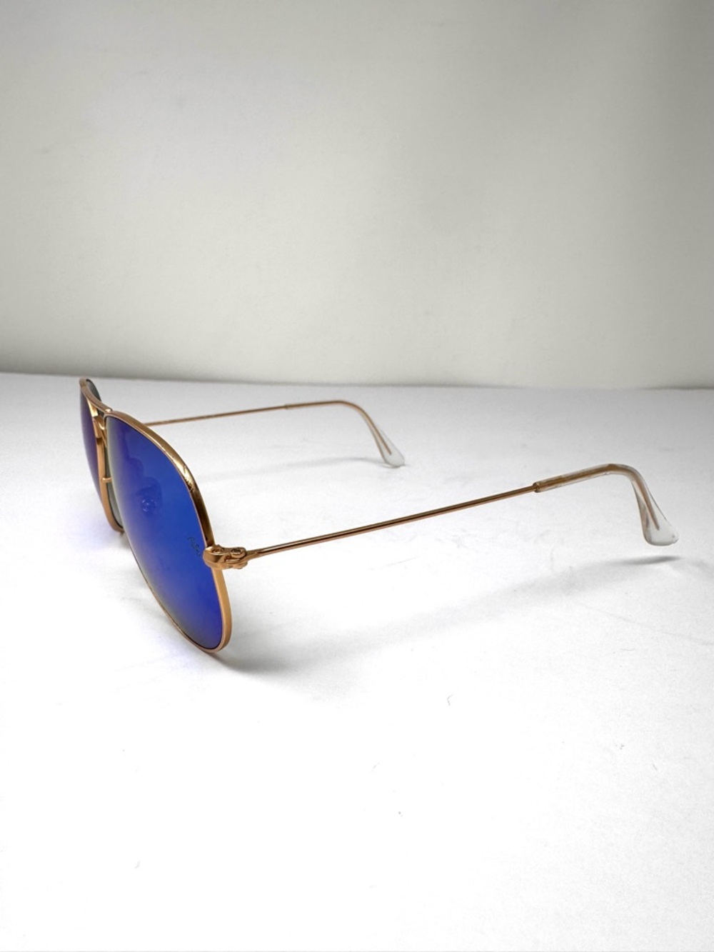 RAY BAN aviator large mirror reflective sunglasses, made in Italy, unisex - Picture 4 of 13